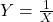 Y=\frac{1}{X}